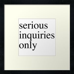 Don't waste anyone's time